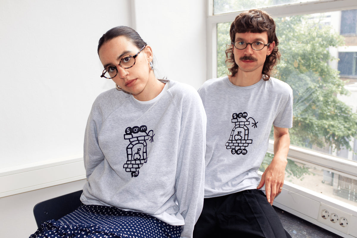 Limited Edition Upcycled Brick Sweatshirt (Grey)
