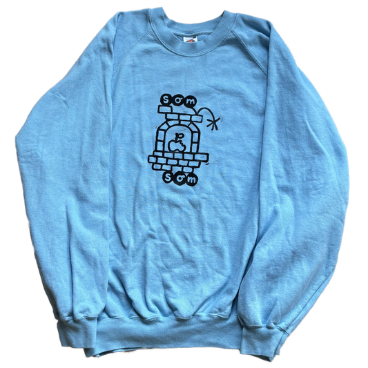 Limited Edition Upcycled Brick Sweatshirt (Blue)