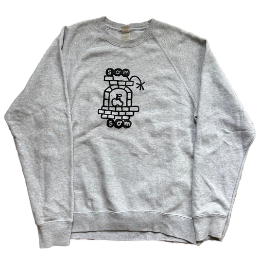 Limited Edition Upcycled Brick Sweatshirt (Grey)